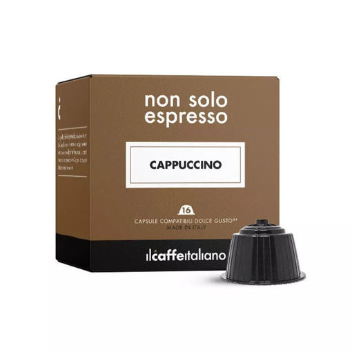 Εικόνα για Ιταλικός Καφές Cappuccino Συμβατός με Dolce Gusto IL Caffe Italiano - 16 Κάψουλες