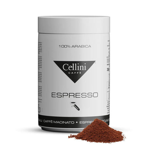 Εικόνα για Αλεσμένος Καφές Espresso για Παραδοσιακή Καφετιέρα - Μείγμα Arabica 250 gr CellinI