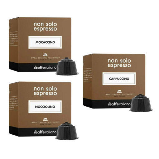 Εικόνα για Bevande Tasting Kit με Ροφήματα Καφέ - 48 Κάψουλες Συμβατές με Dolce Gusto Il Caffe Italiano
