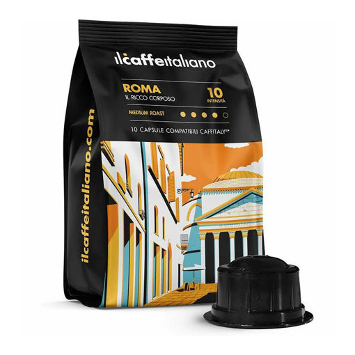 Εικόνα για Ιταλικός Καφές Espresso Συμβατός με Caffitaly IL Caffe Italiano Napoli - 10 Κάψουλες