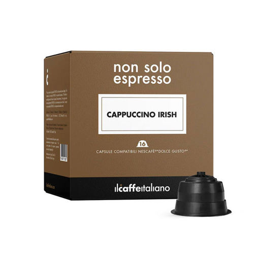 Εικόνα για Il Caffè Italiano Cappuccino Irish - 16 Κάψουλες Συμβατές με Dolce Gusto | Γεύση Ιρλανδικού Λικέρ