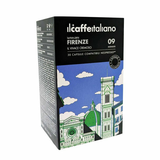 Εικόνα για Ιταλικός Καφές Espresso Συμβατός με Nespresso IL Caffe Italiano Firenze Aluminium - 30 Κάψουλες