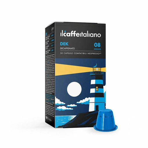 Εικόνα για Dek Il Caffè Italiano - Κάψουλες Decaffeinato Συμβατές Nespresso Ένταση 8 - (30 Κάψουλες)